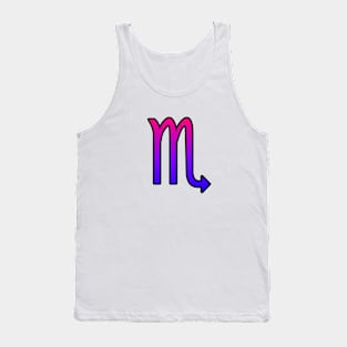 Scorpio Bi Pride Symbol Tank Top